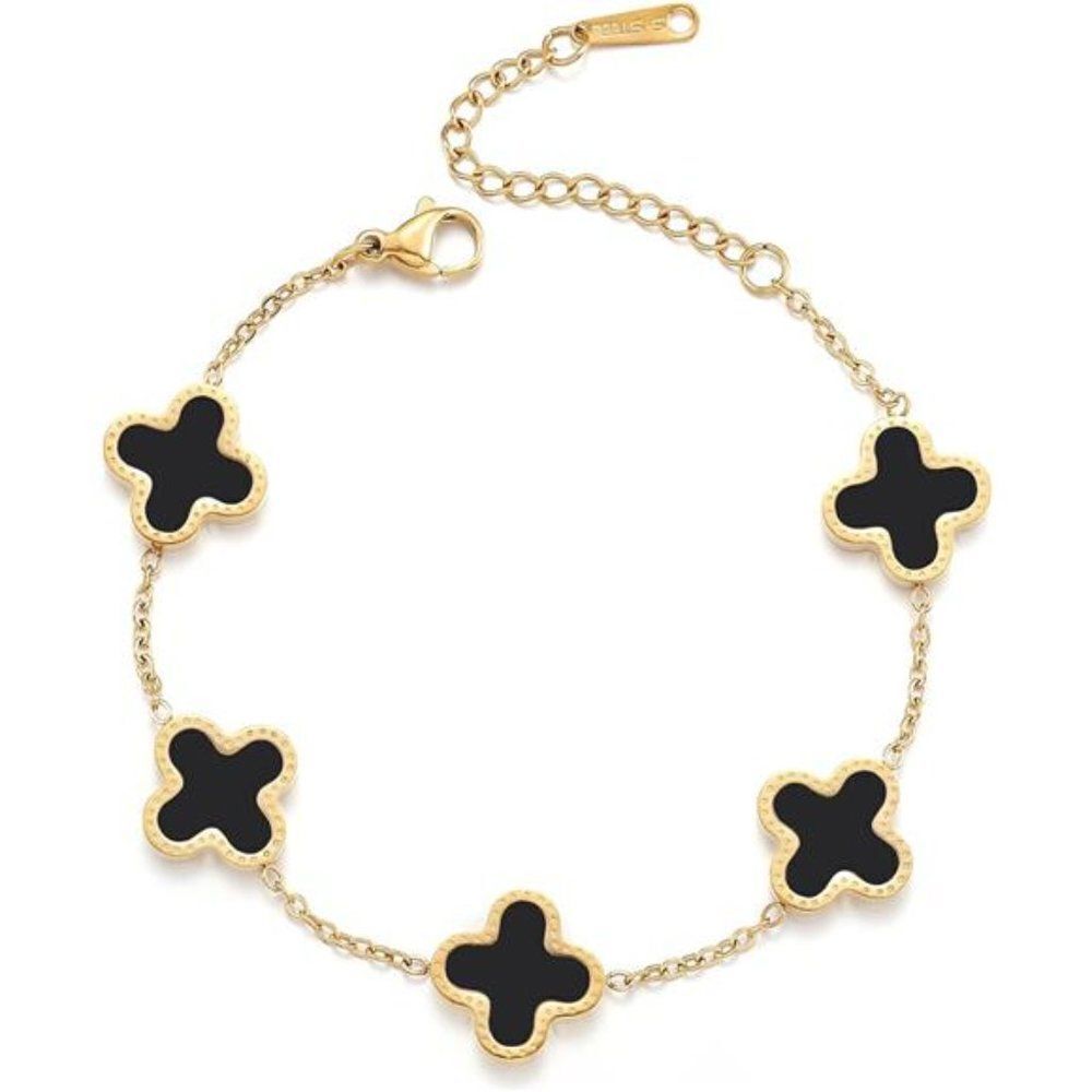 18K Gold Plated Clover Lucky Bracelet